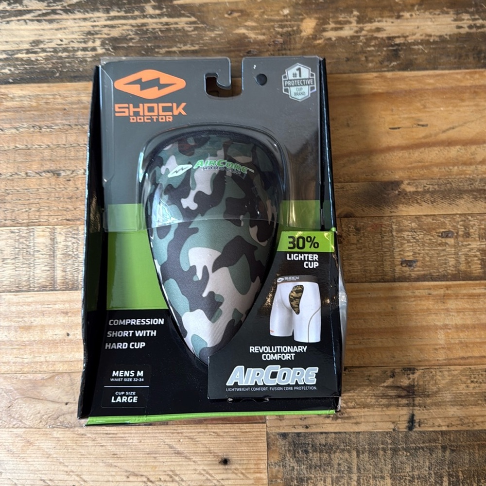 Shock Doctor Men’s Large Aircore Hard Cup